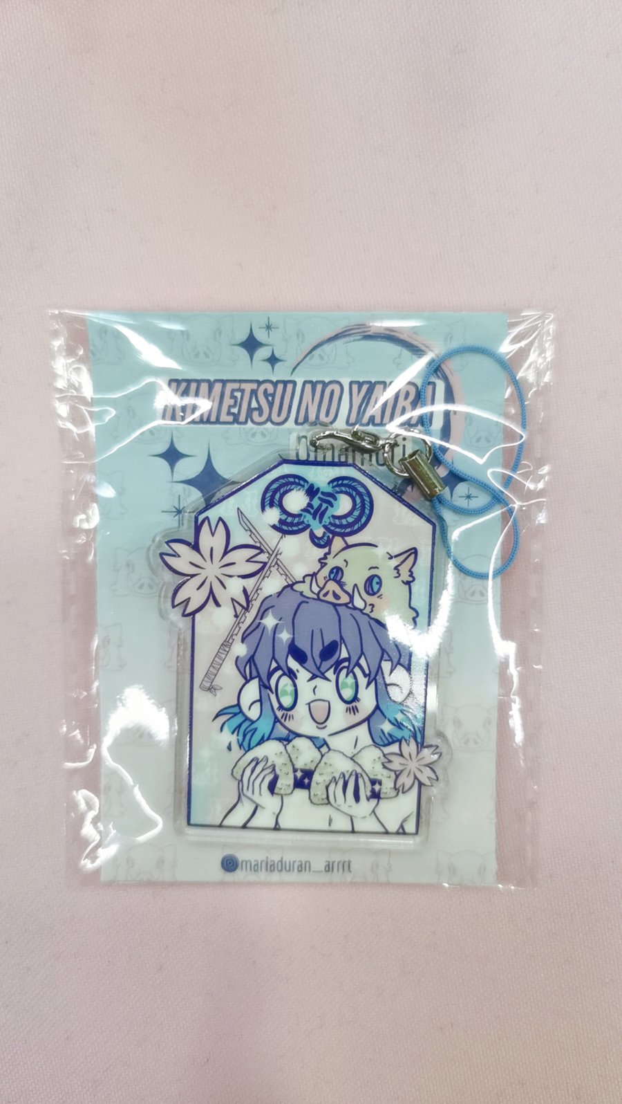 Image of Kimetsu no yaiba omamori keychain 