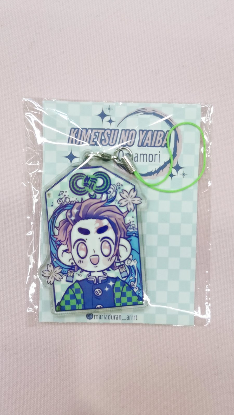 Image of Kimetsu no yaiba omamori keychain 