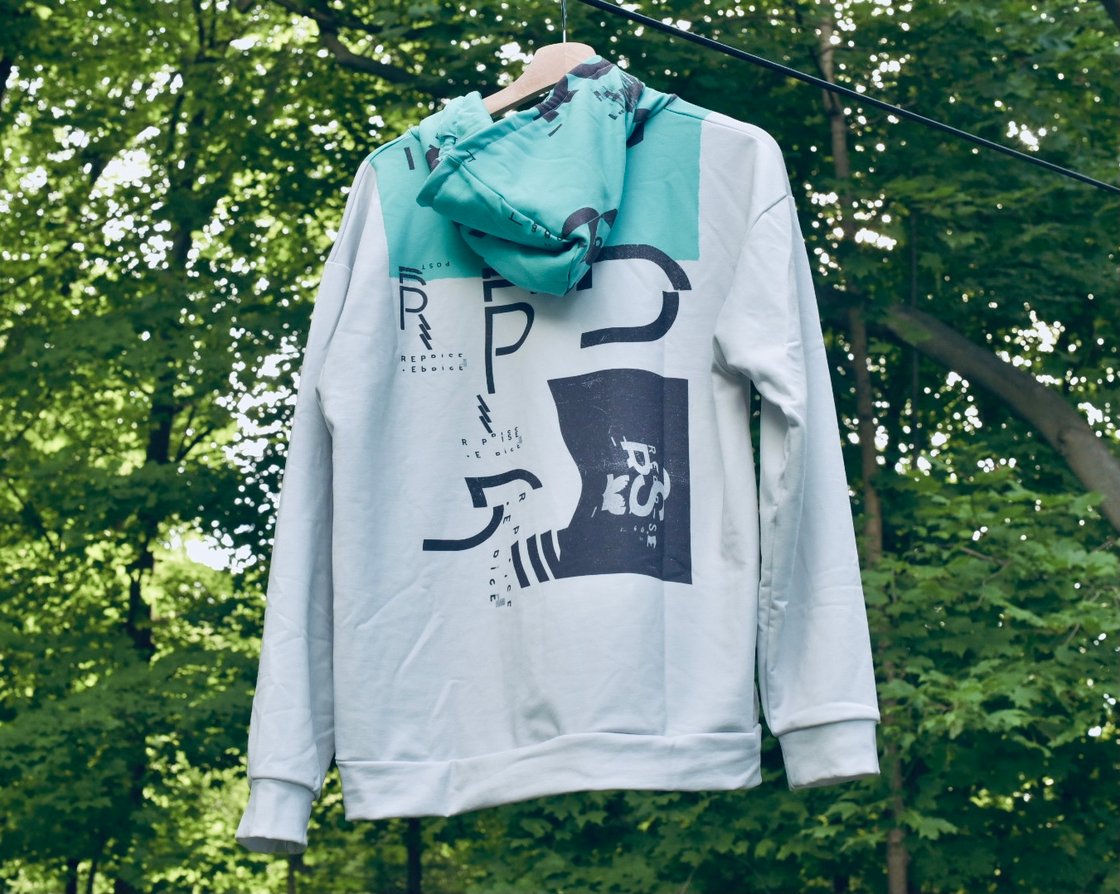 Image of Reprise X ROR - Teal Hoodie