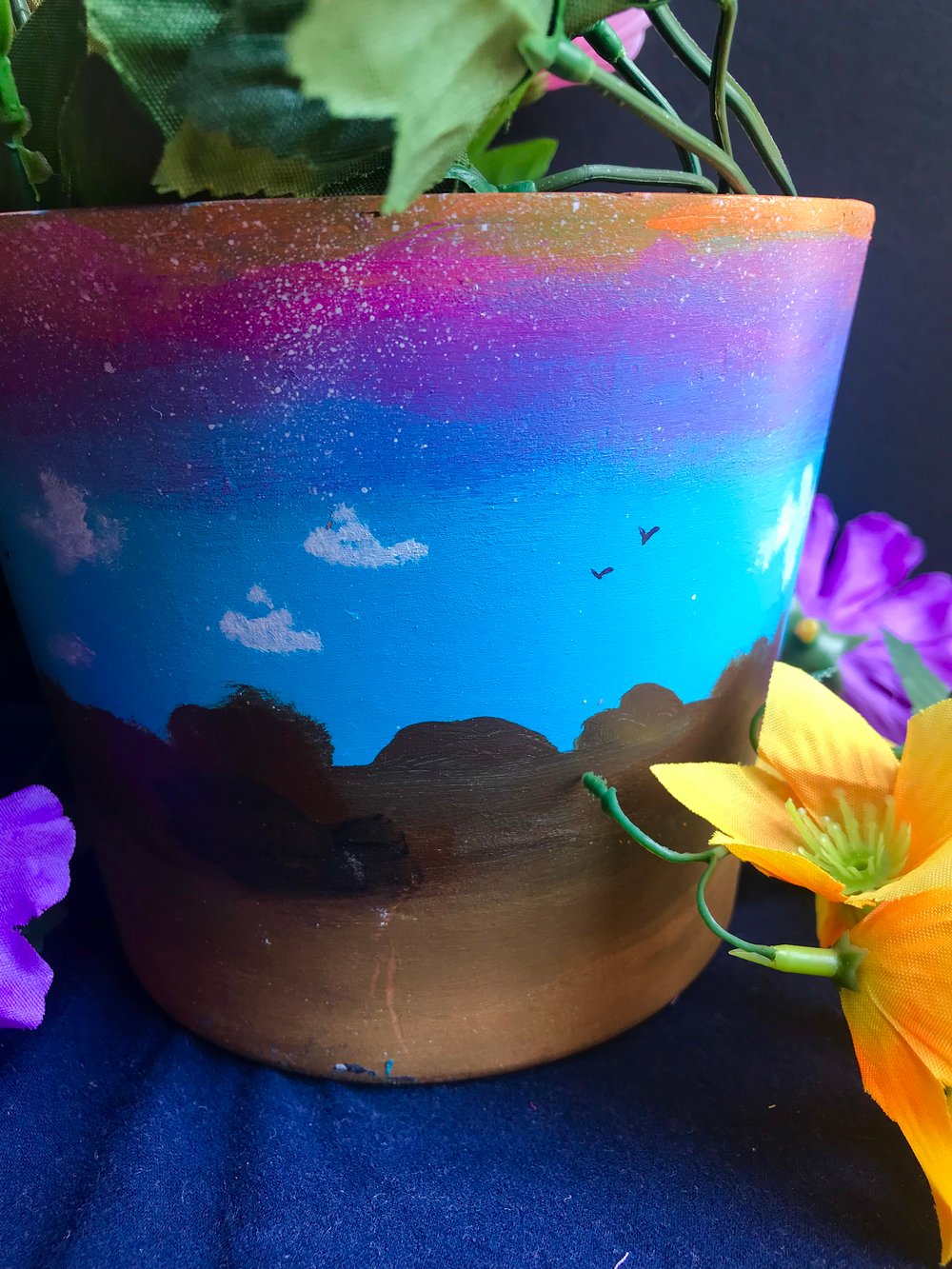 Earth goddess flower pot 