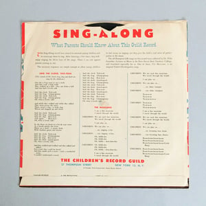 Image of Disque CRG Sing Along