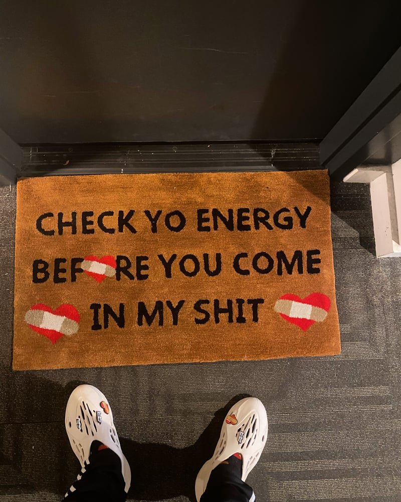Image of Check your energy Rug