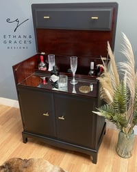 Image 1 of Stunning black drinks cabinet! 