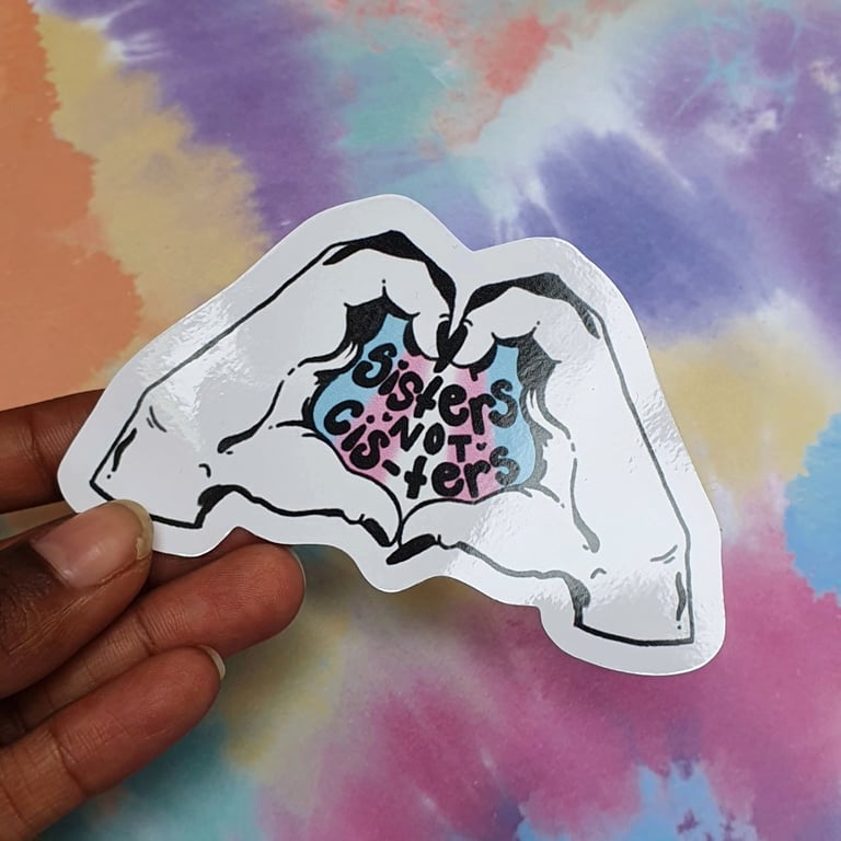Sisters not Cis-ters Sticker Image 2