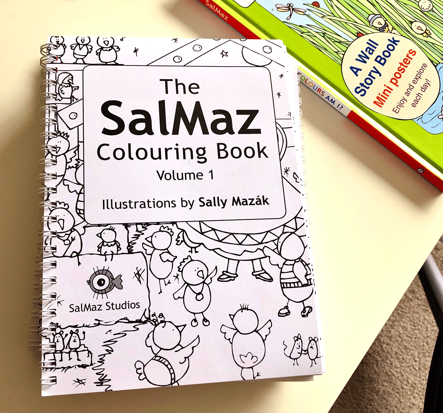 Image of The SalMaz Colouring Book – Volume 1