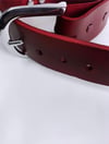 Bloodlust (Red Leather Flail Choker)