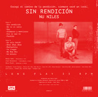 Image 2 of Nu Niles "Sin Rendición" - Reedición en vinilo rojo (Record Store Day 2021) 