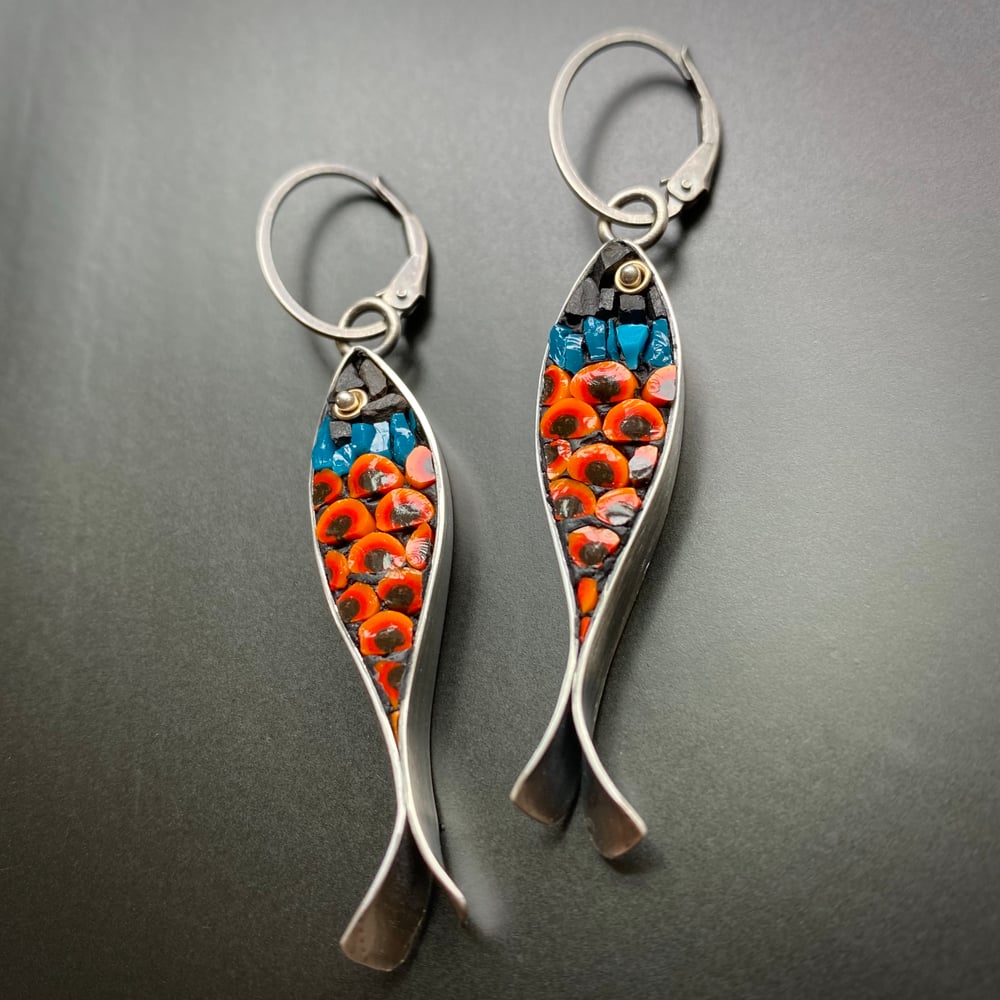 Image of Poppy Fish Earrings