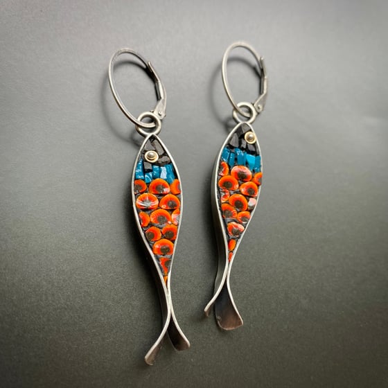 Image of Poppy Fish Earrings