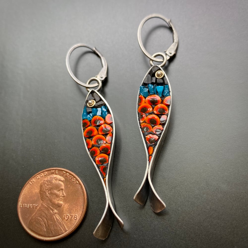 Image of Poppy Fish Earrings