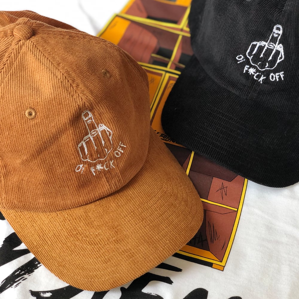 Image of "GRATITUDE" Embroidered cord dad cap