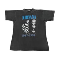 Image 1 of Nirvana 1990's Kurt Cobain Tribute T-Shirt