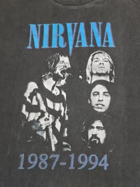 Image 4 of Nirvana 1990's Kurt Cobain Tribute T-Shirt