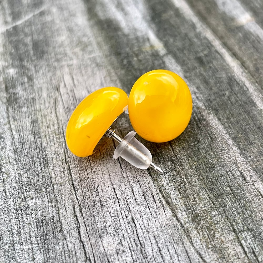 Image of Yellow and Clear Studs