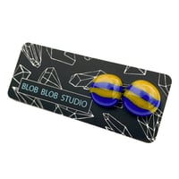 Image 2 of Moss and Cobalt Studs