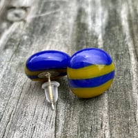 Image 1 of Moss and Cobalt Studs