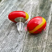 Image 1 of Red and Green Studs