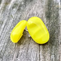 Image 1 of Lemon and Clear Studs