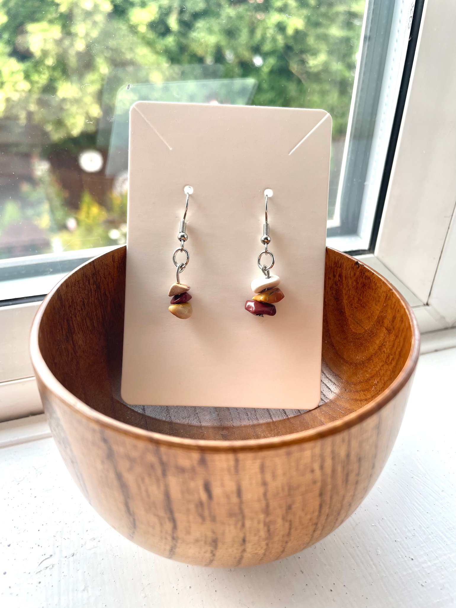 Image of Handmade Mookaite Earrings 