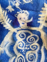 Image 3 of 20" Merino Wool Pillow COVER ["Fairies"] -cover only [no insert]