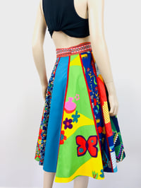 Image 4 of 70s Sant Angelo Novelty Print Patchwork Panel Skirt
