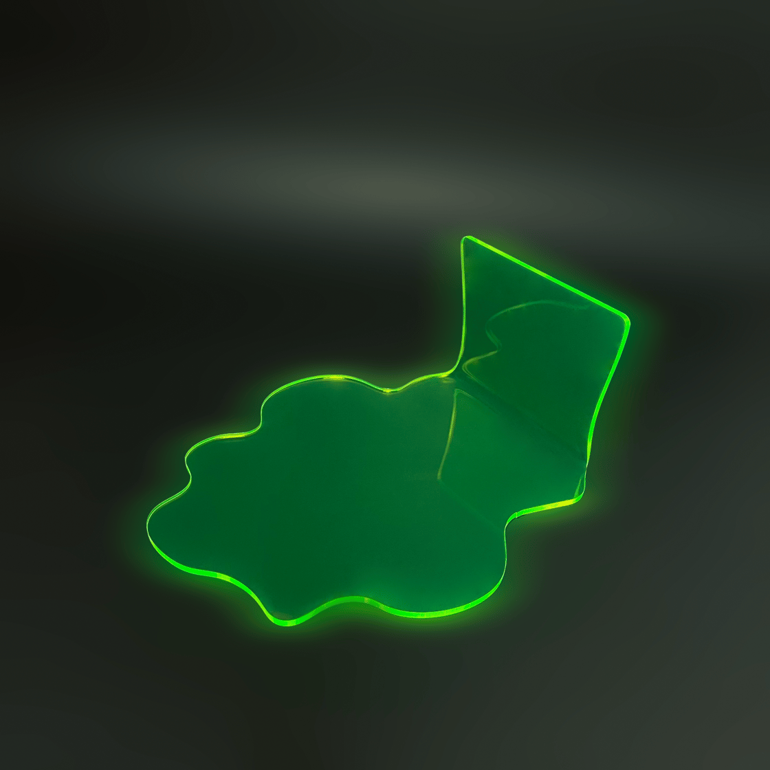 Image of neon bookend