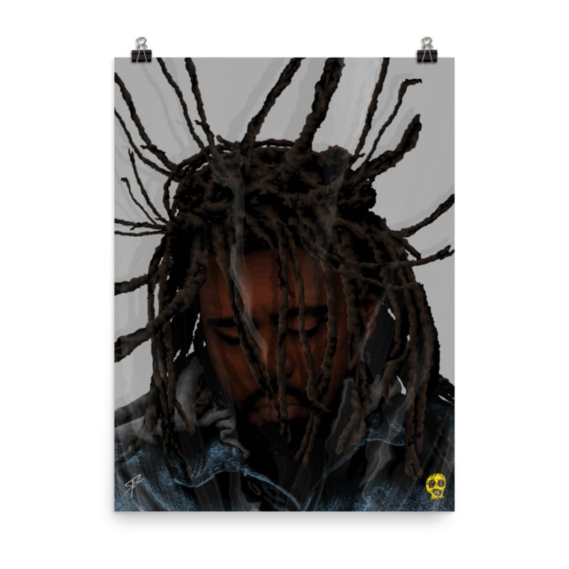 Image of J Cole Premium Luster Poster