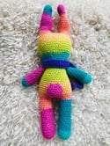 Rainbow Bunny Crocheted Soft Toy