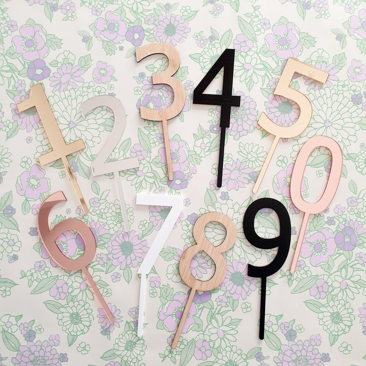 Number Cake Topper | Ashwood Lane
