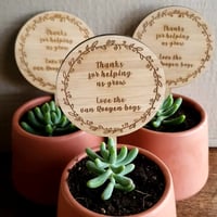 Image 1 of Planter Plaque