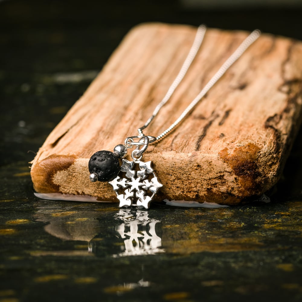 Image of Snow and Rock pendant - 18" chain