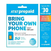 AT&T Prepaid SIM Card Kit 