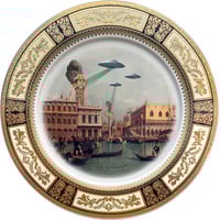 Image 1 of Ricordi di Venezia - Large Fine China Plate - #0744