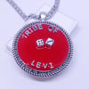 'TRIBE OF LEVI' 40MM rope pendant chain | silver