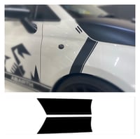 Image 1 of X2 Abarth 500 Front Wing Stripe sticker decal 