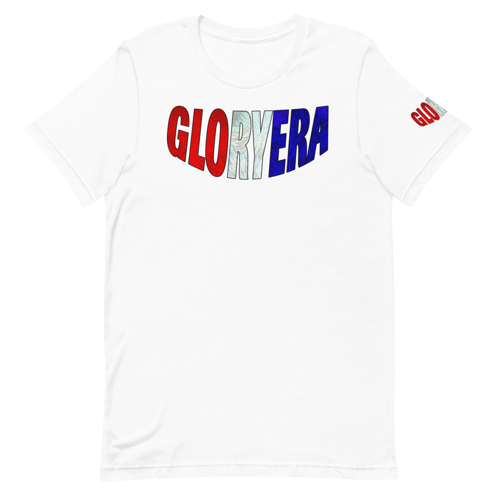 Image of GLORYERA® CREW TEE (WHITE/FIREWORKS)