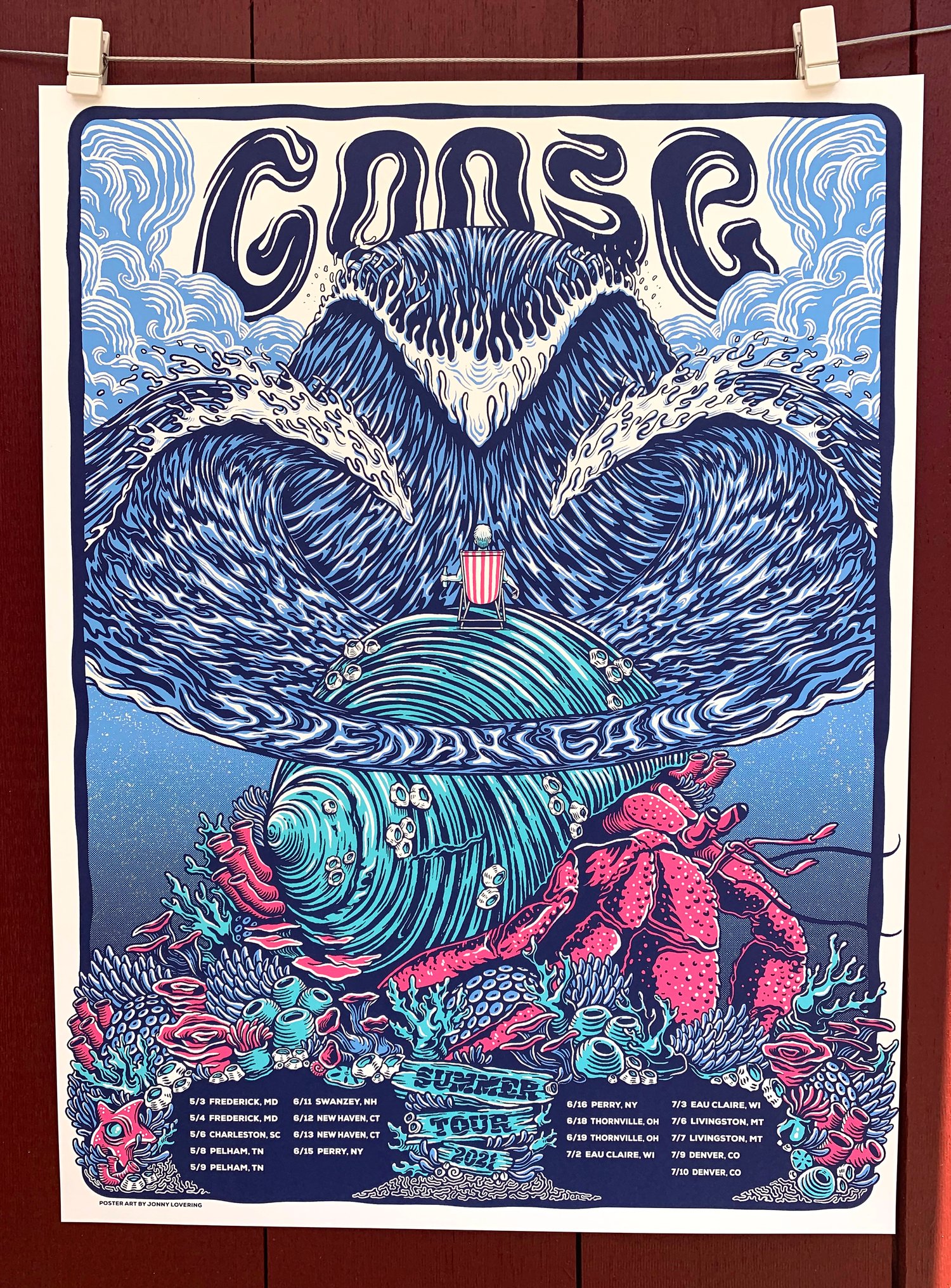 Goose 2021 Summer Tour Poster - Paper