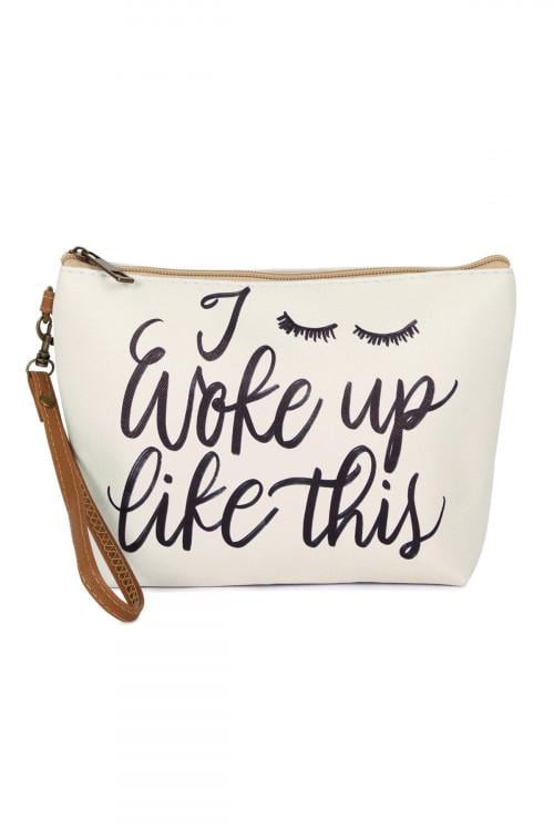 Image of I Woke Up Like This Makeup Bag