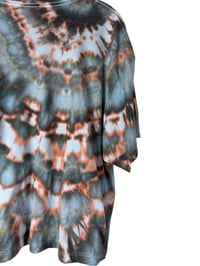 Image 5 of XXL Crop Tee in Ember Ice Dye