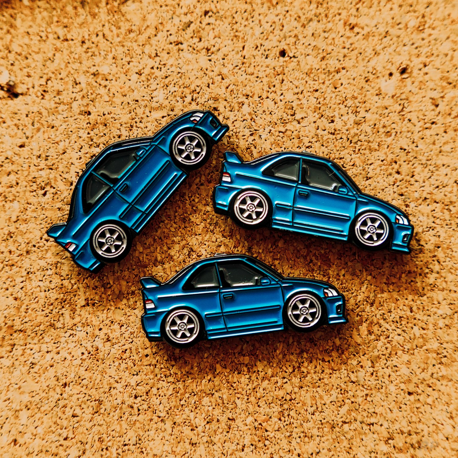 Leen customs pin JCCS Teal store Aqua Honda CRX