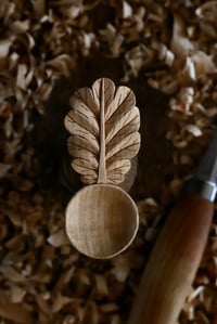 Image 5 of . Oak leaf Scoop .