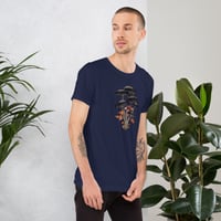 Image 16 of Black Fungus Mycology Inspired Colorful Unisex t-shirt