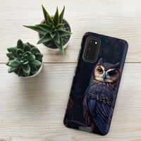 Image 9 of Baroque Style Gothic Inspired Owl Oil Painting Tough case for Samsung®