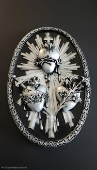 Image 1 of Sacred Hearts Plaque