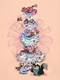 "Kitty Tree" - Canvas Art Print PREORDER