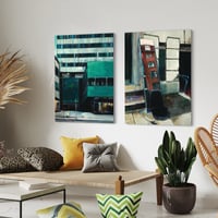 Image 11 of Painting / maleri / "København – Malerdrømme og tankestreger – Storskrald" / 80x100 cm