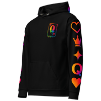 Image 3 of QUEEN OF HEARTS HOODIE