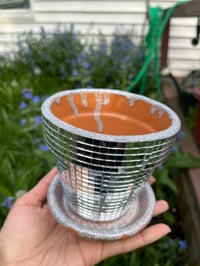 Image 1 of Drippy Disco Plant Pot