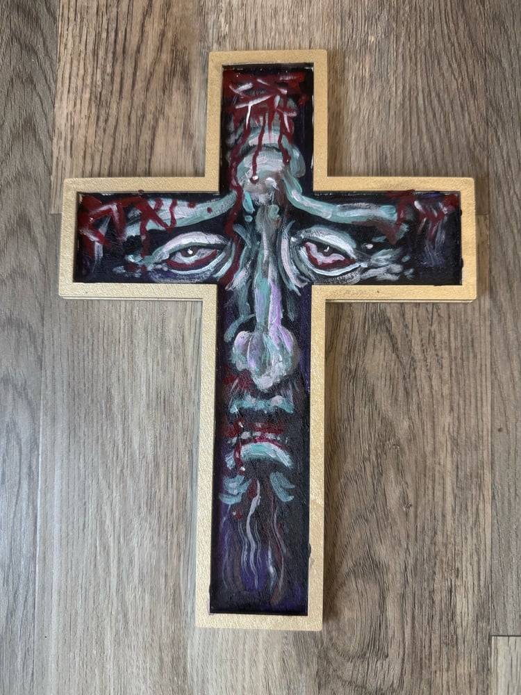 Image of Original Tim Lehi "Christ Cross" Painting