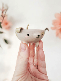 Image 1 of Puppy Tea Light/Trinket Dish 